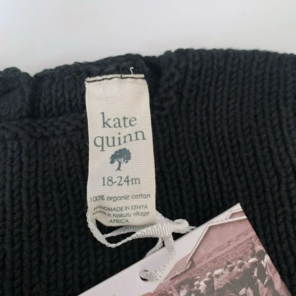 NWT Kate Quinn Organics Girl Sweater Dress 18-24 months